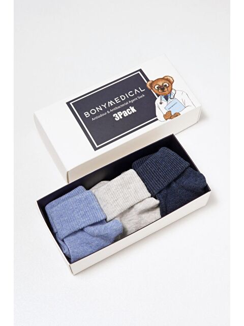 Katia And Bony 3 Lü Paket Medikal Bebek Çorap - S000156274-17234