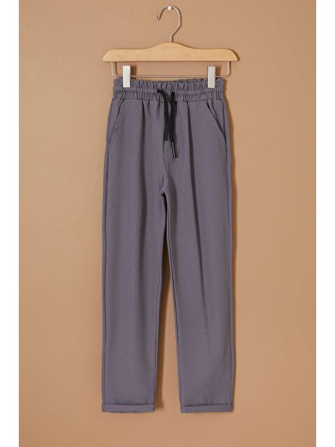 Cansın Mini Antrasit Duble Paça Bağcıklı Bel Erkek Çocuk Pantolon 19329 - S000251004-29666