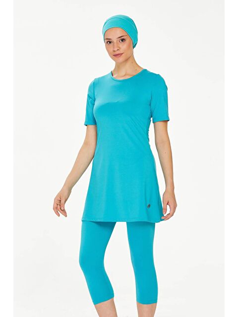 Maresiva Kısa Kol Taytlı Yarı Kapalı Mayo Walt 0572 Mint - S000174623-17259