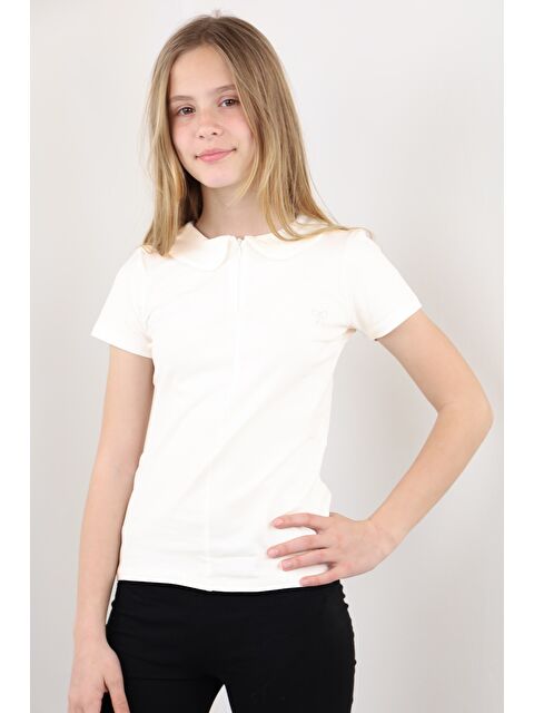 Toontoykids Kız Çocuk Okul Tişört - S000364450-19965