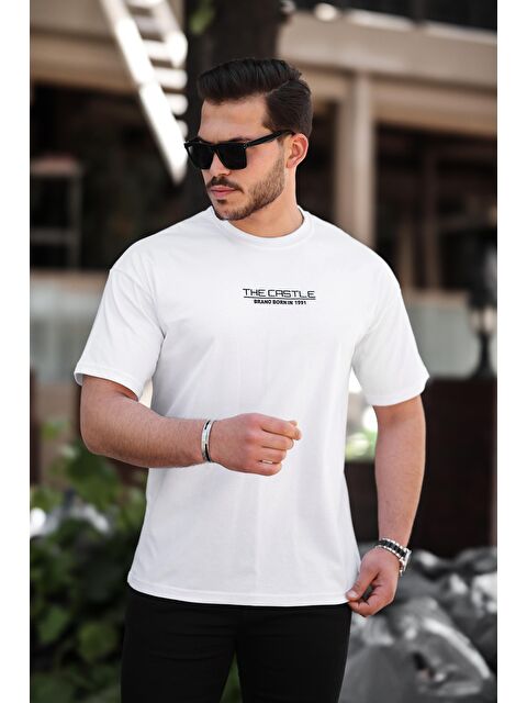 Comstar Oversize Bisiklet Yaka Kısa Kollu Erkek Tişört - S000205179-20063