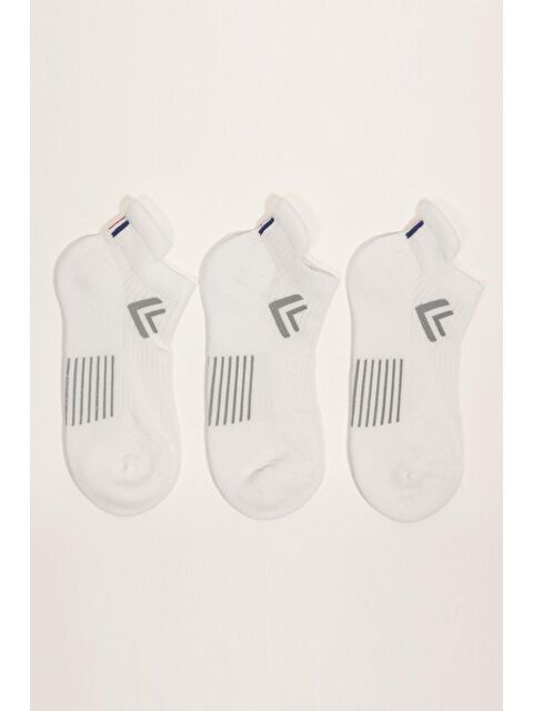 Katia And Bony 3'Lü Paket Golf Unisex Step Patik Çorap Beyaz/Beyaz/Beyaz - S000156276-20063