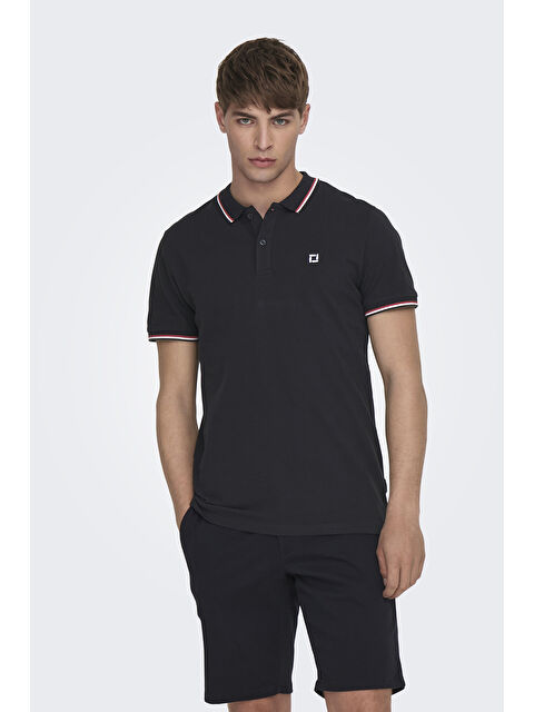 Only&Sons Onsfletcher Pamuklu Regular Fit Düğmeli Polo Yaka %100 Pamuk Tişört 22024827 - S000372913-29672