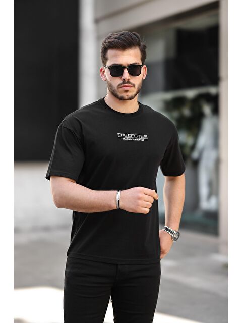 Comstar Oversize Bisiklet Yaka Kısa Kollu Erkek Tişört - S000205179-19351