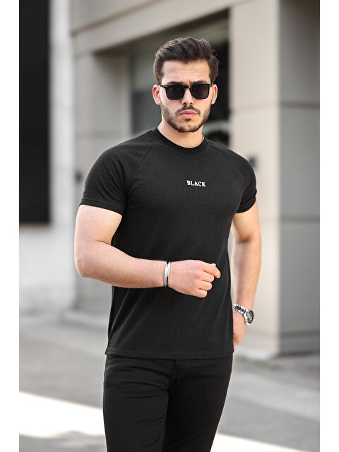 Comstar Kendinden Desenli Slim Fit Erkek Tişört - S000205181-19351