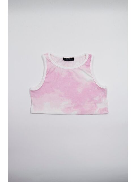 Chandraswear Kız Çocuk Crop Tshirt Pembe - Fitil - S000212784-20024