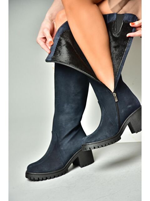 Fox Shoes R6540477 Lacivert Kadın Çizme - S000081068-21164