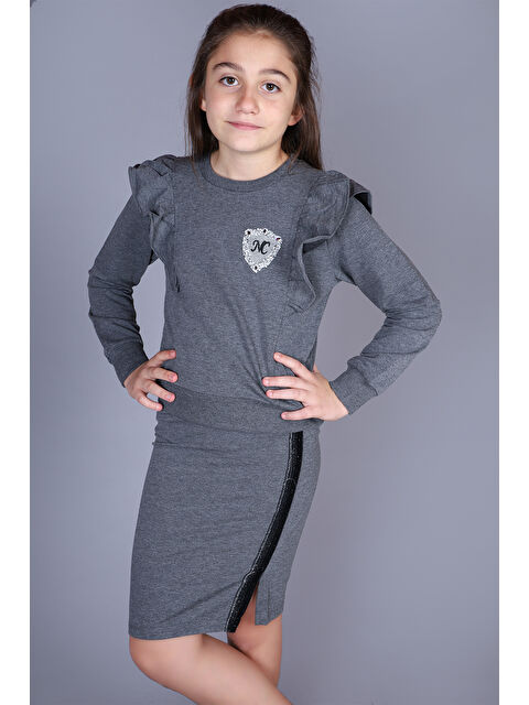 Toontoykids Kız Çocuk NC Nakışlı Etekli Takım - S000418968-29666