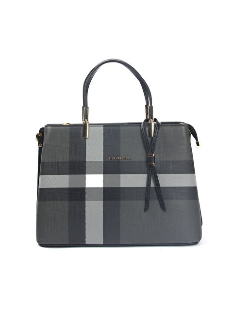 Silver Polo Kadın Omuz Çantası 924-33464 ÇAPRAZ BAYAN ÇANTASI M129 SİYAH-MAT Siyah - S000516028-19351