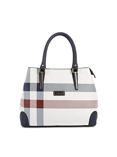 Silver Polo Kadın Omuz Çantası 667-9629 M3 BEYAZ-MAT LACİ - S000516031-20063