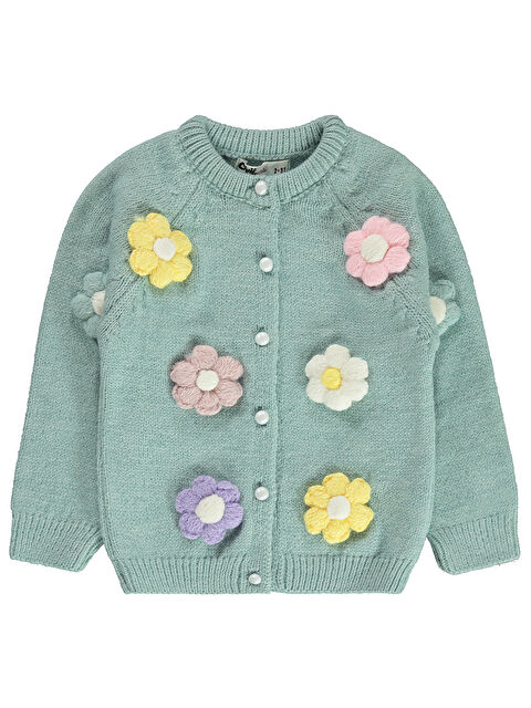 Civil Kız Çocuk Hırka 2-5 Yaş Çağla Yeşili - S000286055-19972