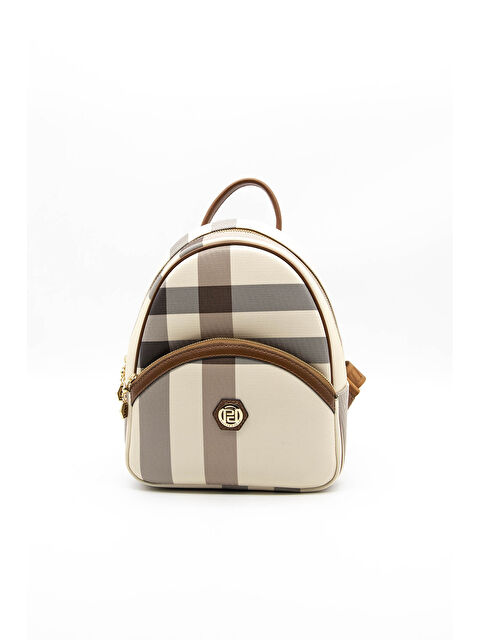 Silver Polo Kadın 945-33736 SIRT ÇANTASI M48 KREM-MAT TABA - S000516035-14955