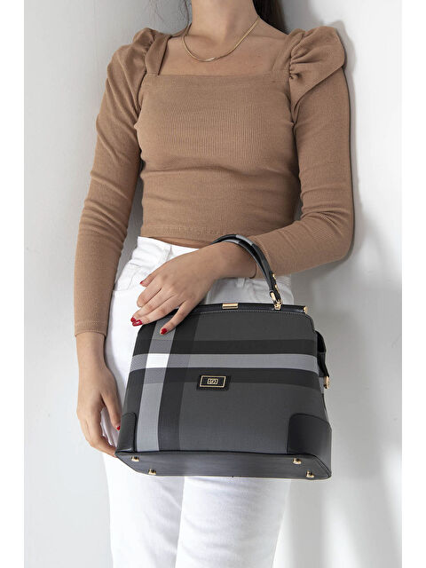 Silver Polo Kadın Omuz Çantası 706-33743 BAYAN ÇANTASI M129 SİYAH-MAT SİYAH - S000516047-19351