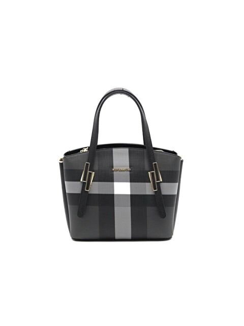 Silver Polo Kadın Omuz Çantası 1021-36666 SILVER POLO BAYAN ÇANTASI M129 SİYAH-MAT SİYAH - S000516048-19351