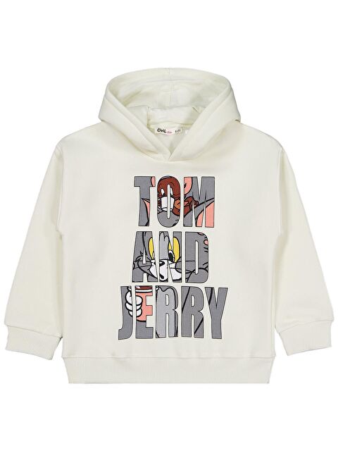 Tom And Jerry 6-9 Yaş Sweatshirt - Ekru 7-8 Yaş - S000512591-19965
