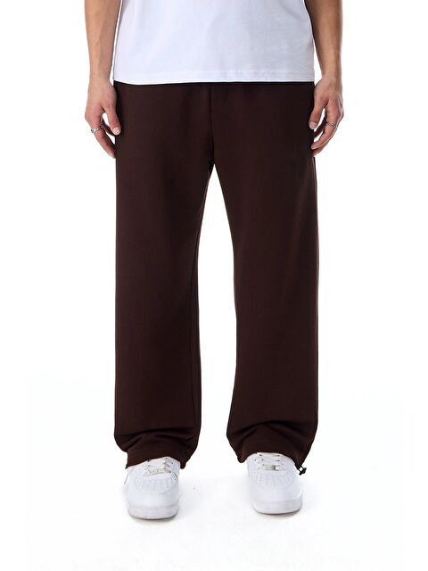 JackandRoy Paçası ayarlı lastikli bol kesim unisex eşofman altı - S000527797-19413