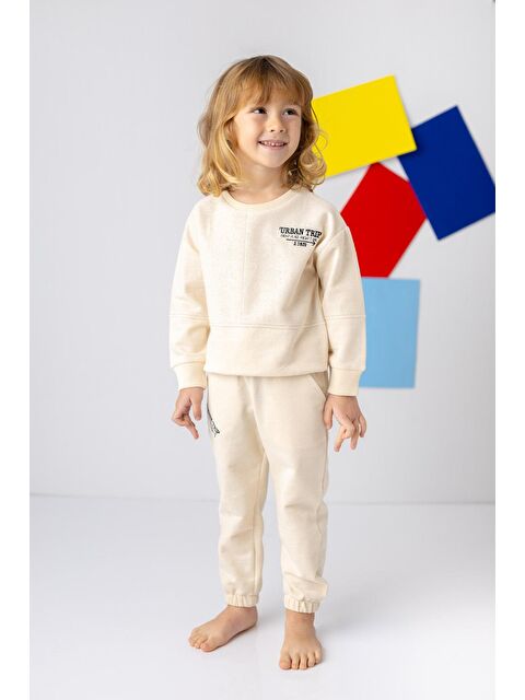 ZEYLAND Erkek Çocuk Nakış Detaylı Eşofman Takımı - S000316430-19928