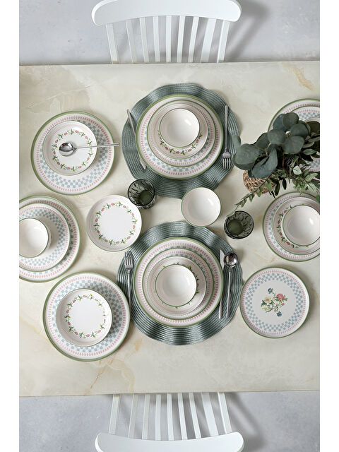 Keramika Rose Line Yemek Takımı 24 Parça 6 Kişilik - S000383656-23173