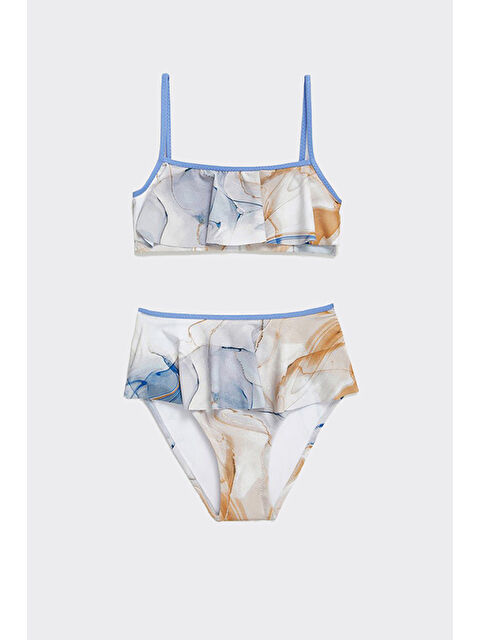 Panço Moeva Kız Çocuk Mavi Bikini - S000527295-17234