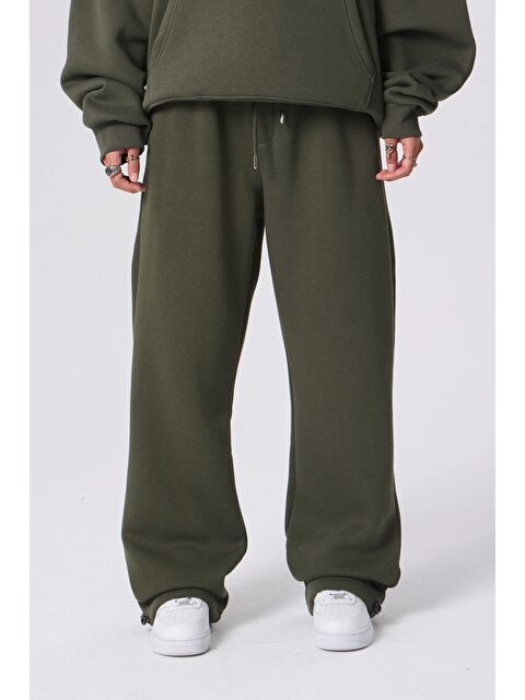 JackandRoy Paçası ayarlı lastikli bol kesim unisex eşofman altı - S000527797-18547