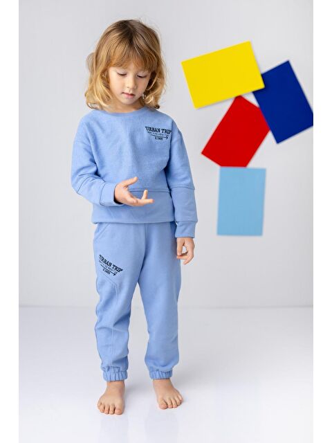 ZEYLAND Erkek Çocuk Nakış Detaylı Eşofman Takımı - S000316437-17234