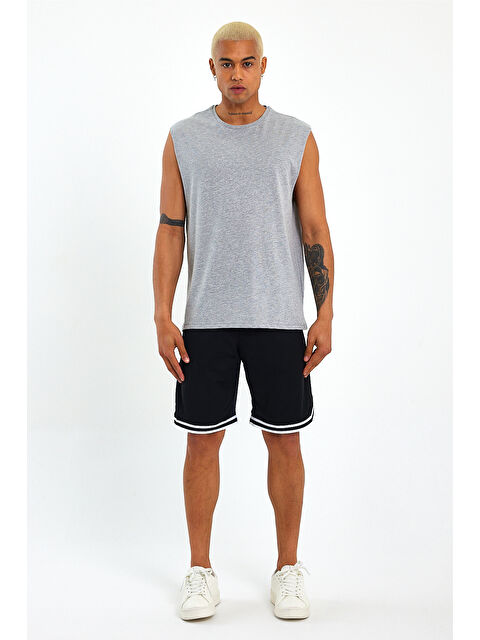 Süperlife Erkek Kolsuz Bisiklet Yaka Düz Regular Tshırt SPR25AT940 - S000453219-17308