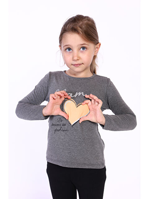 Toontoykids Kız Çocuk Baskılı Tişört