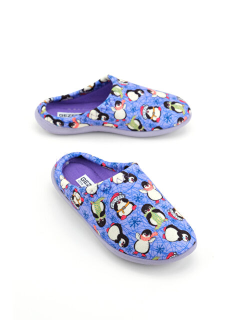 Gezer Kız Çocuk Kışlık Rahat Taban Ev  Gondol Terlik - S000281997-17878