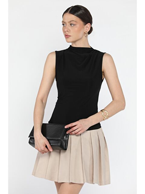 Gülseli Kadın Büzgü Detaylı Elastanlı Bluz - S000379918-19351