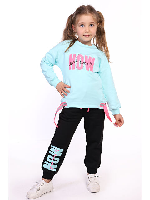 Toontoykids Kız Çocuk Baskılı İçi Pamuklu Eşofman Takımı - S000418987-20055