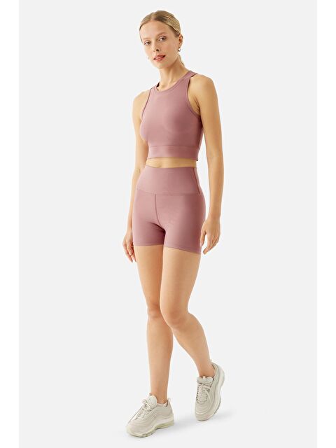 Superstacy Emily Spor Gül Kısa Tayt - S000228990-20028