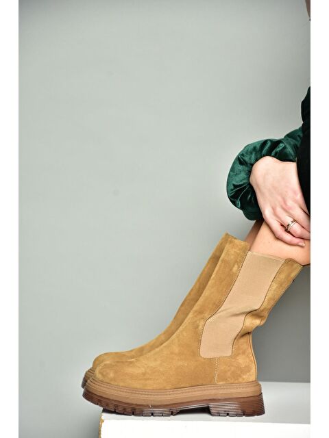 Fox Shoes R5552680 Taba Kadın Bot - S000081394-37454