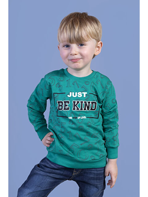 Toontoykids Erkek Çocuk Sayı Baskılı Sweatshirt - S000273344-19416