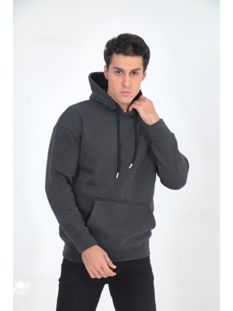 Comstar Oversize Kanguru Cep Erkek Hoodie - S000292633-33408