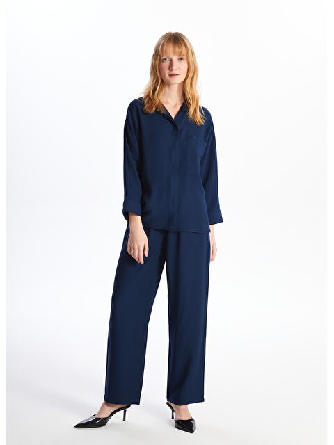 KOOR Kadın Mavi Gömlek Bg77