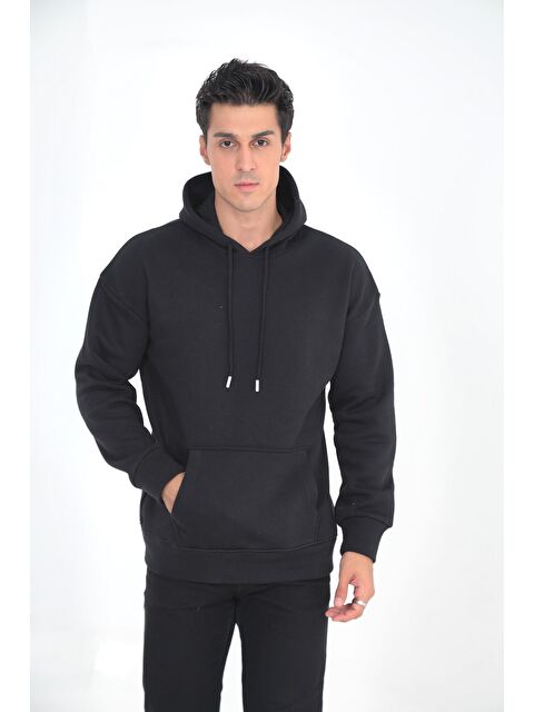 Comstar Oversize Kanguru Cep Erkek Hoodie - S000292633-19351