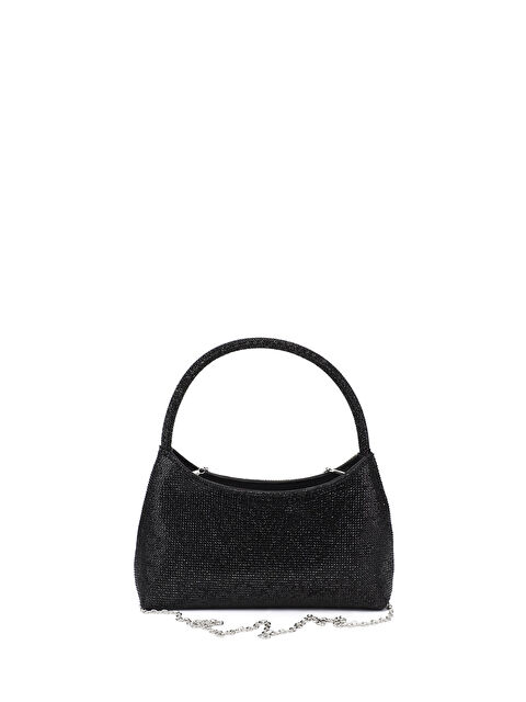 GÖNDERİ(R) Kadın SİYAH Uzun Zincirli El Ve Omuz Askılı Abiye Çanta - S000516075-19351