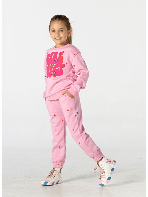 Casabony Kalp Desenli Girl Power Eşofman Takım - S000261371-20024