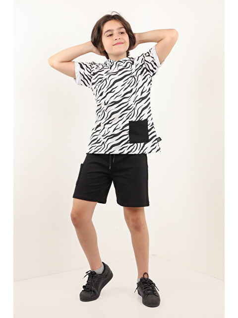 Toontoykids Erkek Çocuk Desenli Şortlu Takım - S000359760-20063