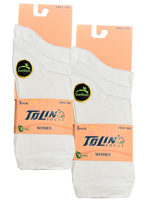 Tolin Kadın 6 lı Bambu Çorap Seti 24024 - S000387876-20063