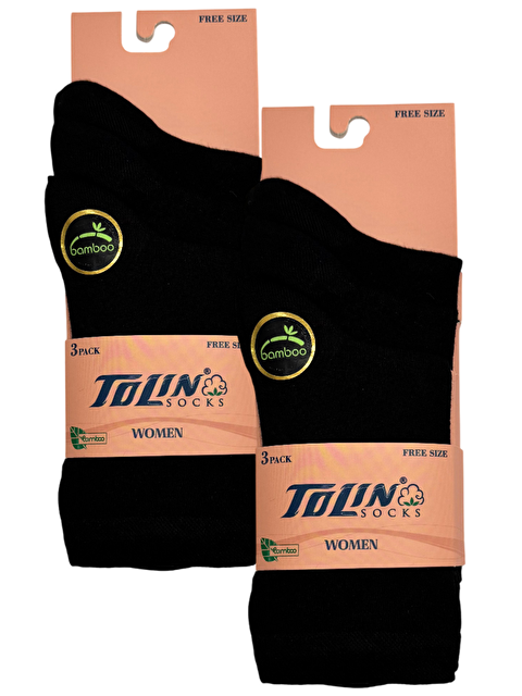 Tolin Kadın 6 lı Bambu Çorap Seti 24024 - S000387876-19351