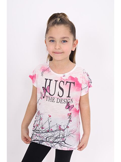 Toontoykids Kız Çocuk Dijital Baskılı Tişört - S000251007-18686