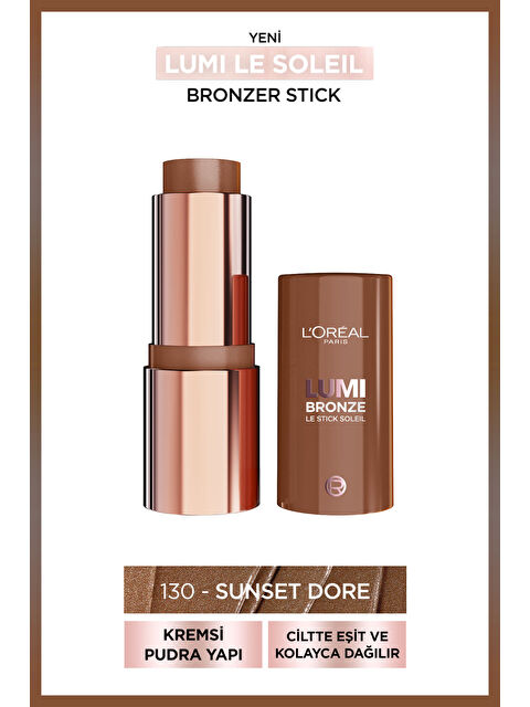 L'Oreal Paris L'Oréal Paris Lumi Bronzlaştırıcı Stick - 130 Sunset Dore - S000505599-26865