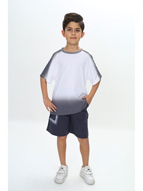 Toontoykids Erkek Çocuk Garni Detaylı Şortlu Takım - S000359766-29666