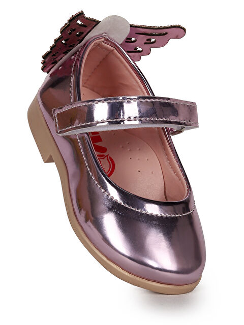 Kiko Kids Friga Ayna Kelebek Cırtlı Kız Bebek Babet Ayakkabı - S000336614-20024