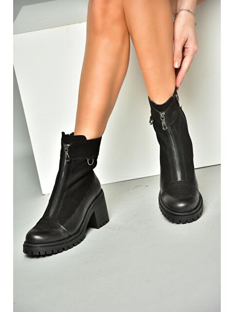 Fox Shoes R6540959 Siyah Kadın Bot - S000114020-19351