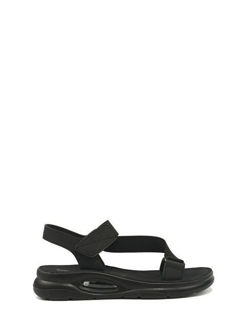 Polaris 409044.Z6FX Siyah Kadın Comfort Sandalet