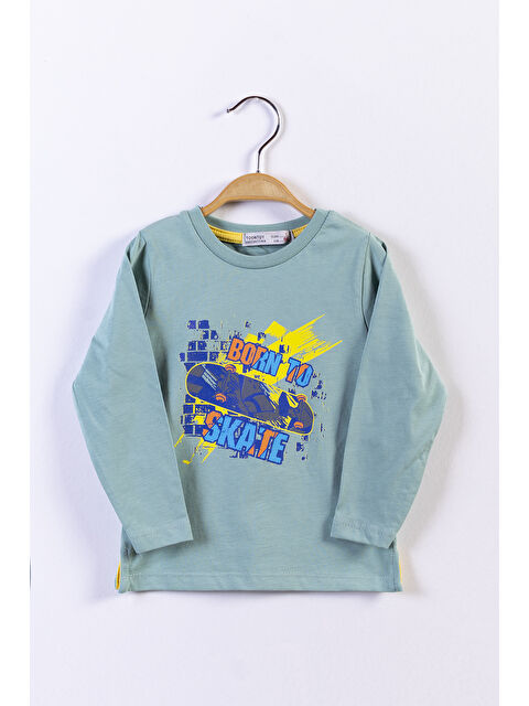 Toontoykids Erkek Çocuk Kaykay Baskılı Tişört - S000417906-18194
