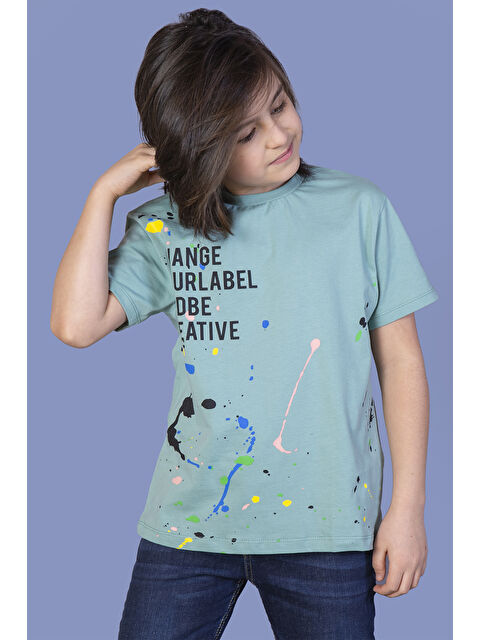 Toontoykids Erkek Çocuk Püskürtme Baskılı Tişört - S000417920-18194