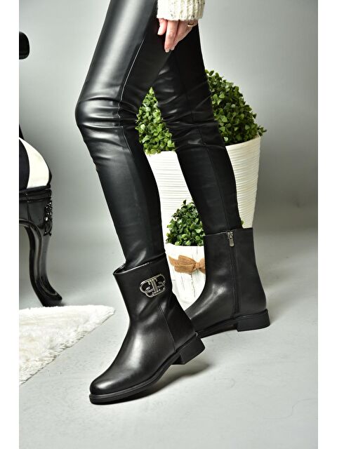 Fox Shoes R3122221 Siyah Kadın Bot - S000114024-19351